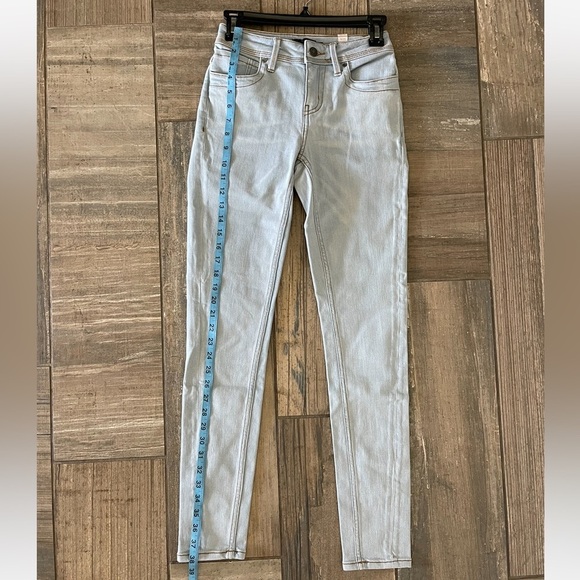 prAna Light Blue Organic Cotton Soma Jeans size 0 - Picture 7 of 10
